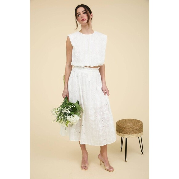 Bridget Eyelet Skirt - Picture 5 of 5